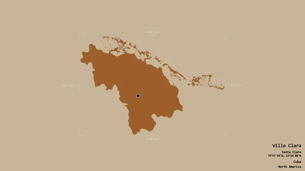 Територія Вілья Клари Провінції Куба Ізольована Твердому Тлі Геотермальній Коробці — стокове фото