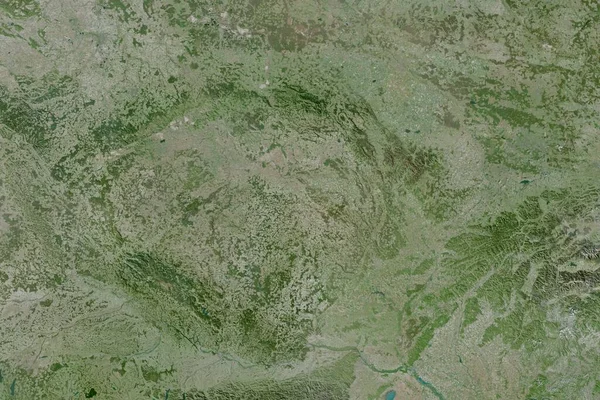 Extended Area Czech Republic Satellite Imagery Rendering — Stock Photo, Image