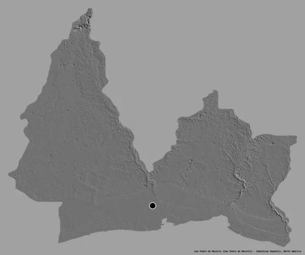 Form Von San Pedro Macoris Provinz Der Dominikanischen Republik Mit — Stockfoto