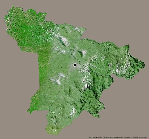 Forma Santo Domingo Los Tsachilas Província Equador Com Sua Capital — Fotografia de Stock