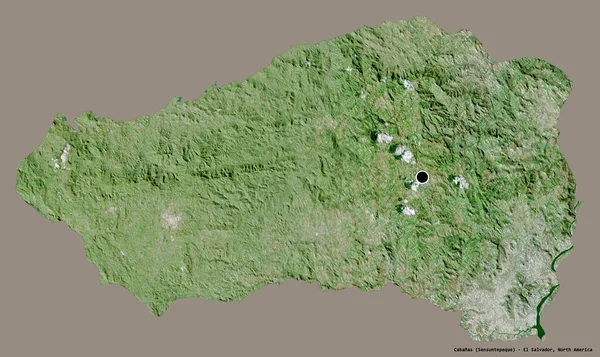 엘살바도르의 카바나스 지방은 형상이 배경에 립되어 있었다 렌더링 — 스톡 사진