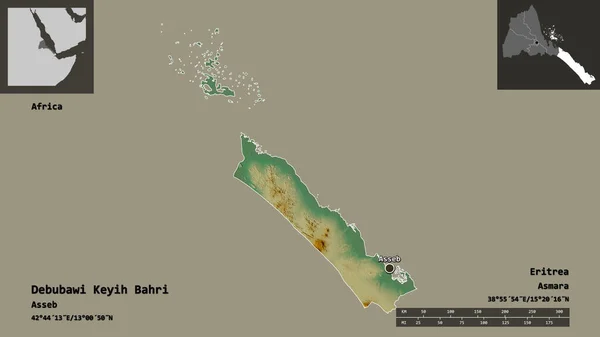 Σχήμα Debubawi Keyih Bahri Περιοχή Της Ερυθραίας Και Την Πρωτεύουσά — Φωτογραφία Αρχείου