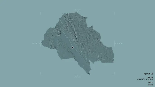 Область Нгуні Провінція Габон Ізольована Твердому Тлі Геотермальному Обмежувальному Ящику — стокове фото
