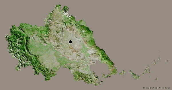 Vorm Van Thessalië Gedecentraliseerd Bestuur Van Griekenland Met Zijn Hoofdstad — Stockfoto