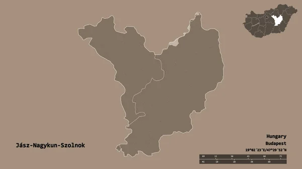 Σχήμα Του Jasz Nagykun Szolnok Κομητεία Της Ουγγαρίας Κεφάλαιό Του — Φωτογραφία Αρχείου