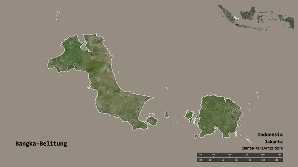 Endonezya Nın Endonezya Eyaleti Bangka Belitung Başkenti Sağlam Bir Zemin — Stok fotoğraf