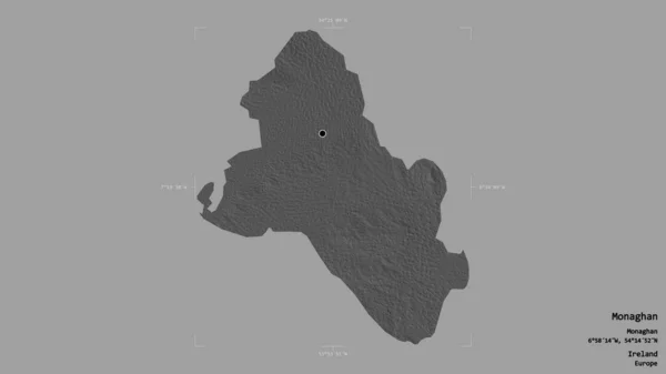 Monaghan Bölgesi Rlanda Bölgesi Jeoreferatlı Bir Sınır Kutusunda Sağlam Bir — Stok fotoğraf