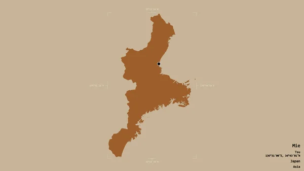 Район Міе Префектура Японії Ізольований Твердому Тлі Геотермальному Обмежувальному Ящику — стокове фото