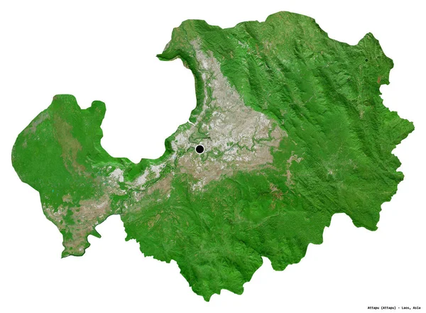 라오스의 아타푸 지방의 샤프와 수도는 배경에 고립되어 있었다 렌더링 — 스톡 사진