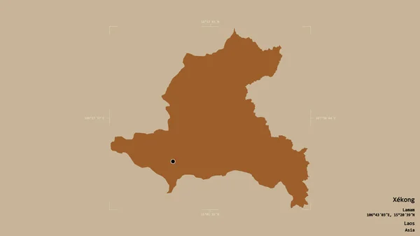 라오스의 지역은 지리적으로 갈라진 배경에 고립되어 있었다 라벨이요 패턴이 텍스처 — 스톡 사진