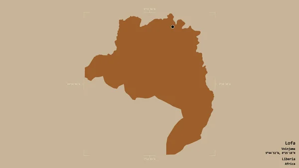 Територія Лофи Графства Ліберія Ізольована Твердому Тлі Геотермальному Обмежувальному Ящику — стокове фото