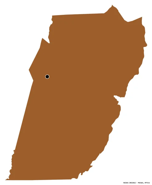 Форма Балаки Район Малави Столицей Изолированной Белом Фоне Состав Узоров — стоковое фото