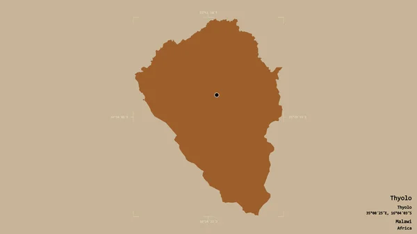 Територія Тіоло Району Малаві Ізольована Твердому Тлі Геотермальному Обмежувальному Ящику — стокове фото