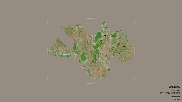 Moldova Nın Briceni Bölgesi Jeoreferatlı Bir Sınır Kutusunda Sağlam Bir — Stok fotoğraf