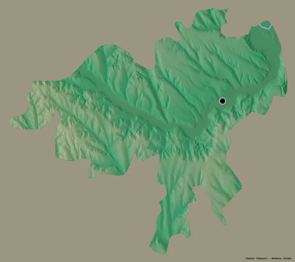 몰도바 지역인 코센니의 수도는 배경에 고립되어 렌더링 — 스톡 사진