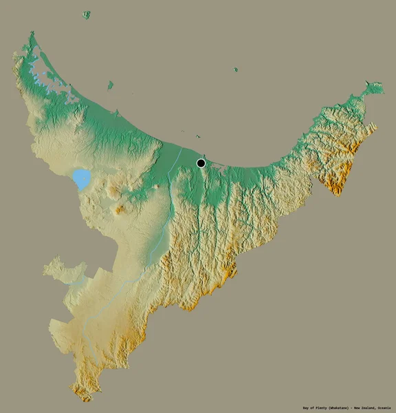 Vorm Van Bay Plenty Regionale Raad Van Nieuw Zeeland Met — Stockfoto