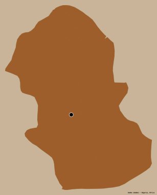 Nijerya 'nın Gombe eyaleti, başkenti katı renk arkaplanı ile izole edilmiştir. Desenli dokuların bileşimi. 3B görüntüleme