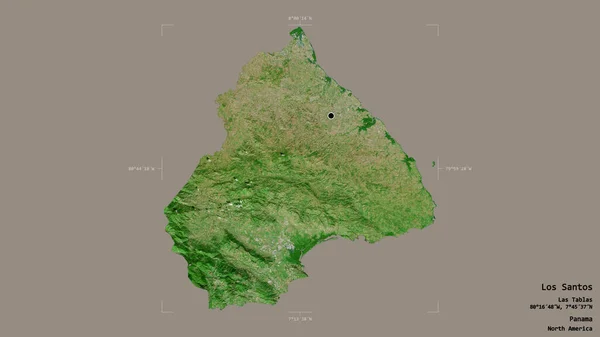 Територія Лос Сантос Провінції Панама Ізольована Твердому Тлі Геотермальній Коробці — стокове фото