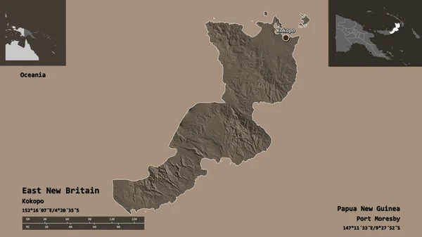 Vorm Van Oost New Britain Provincie Papoea Nieuw Guinea Hoofdstad — Stockfoto