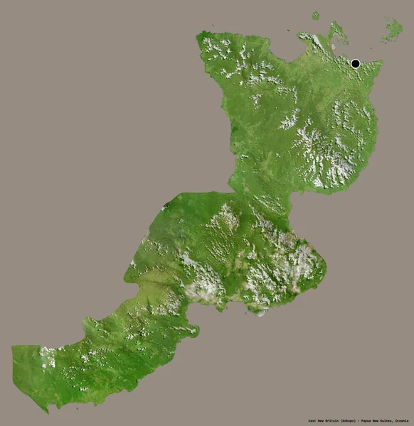 Σχήμα Της Ανατολικής Νέας Βρετανίας Επαρχία Της Παπουασίας Νέας Γουινέας — Φωτογραφία Αρχείου