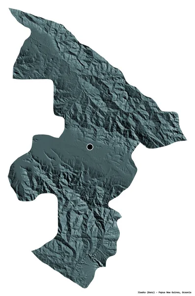 Форма Чівака Провінція Папуа Нова Гвінея Столицею Ізольованою Білому Тлі — стокове фото