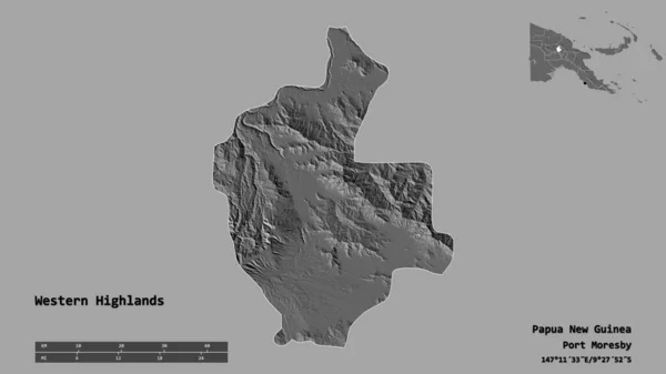 Forma Las Tierras Altas Occidentales Provincia Papúa Nueva Guinea Con — Foto de Stock