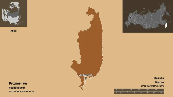 프리모 Primorye 러시아의 그리고 수도의 거리의 예고편 규칙적으로 텍스처의 구성이다 — 스톡 사진