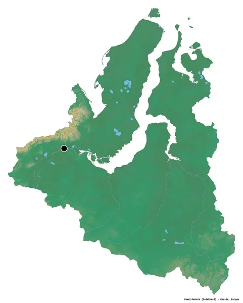 Gestalt Von Jamal Nenzen Einer Autonomen Provinz Russlands Deren Hauptstadt — Stockfoto