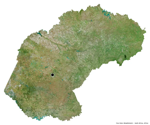 Forme État Libre Province Afrique Sud Avec Capitale Isolée Sur — Photo