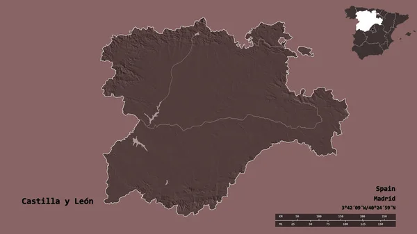 Spanya Nın Özerk Toplumu Castilla Leon Yapısında Sermayesi Sağlam Bir — Stok fotoğraf