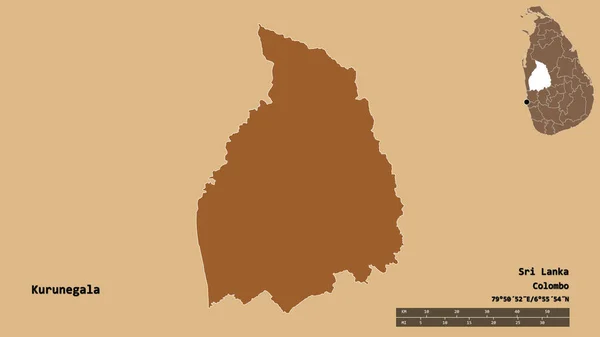 스리랑카의 쿠룬에 지역의 수도는 배경에 고립되어 패턴이 텍스처 렌더링 — 스톡 사진