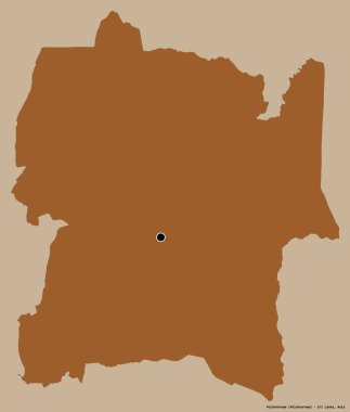 Sri Lanka 'nın Polonnaruwa ilçesi, başkenti katı bir renk arkaplanı ile izole edilmiştir. Desenli dokuların bileşimi. 3B görüntüleme