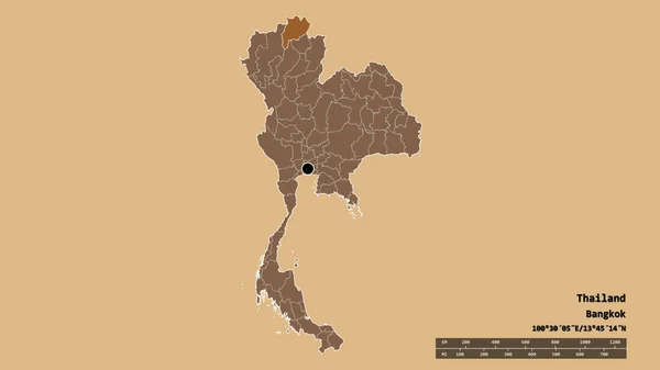 태국의 중심지인 치앙라이 Chiang Rai 치앙라이 Chiang Rai 황폐화 태국의 — 스톡 사진