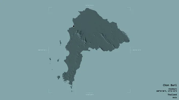 Територія Чон Бурі Провінції Таїланд Ізольована Твердому Тлі Геотермальному Обмежувальному — стокове фото