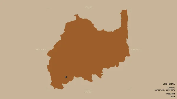 Територія Лоп Бурі Провінції Таїланд Ізольована Твердому Тлі Геотермальному Обмежувальному — стокове фото