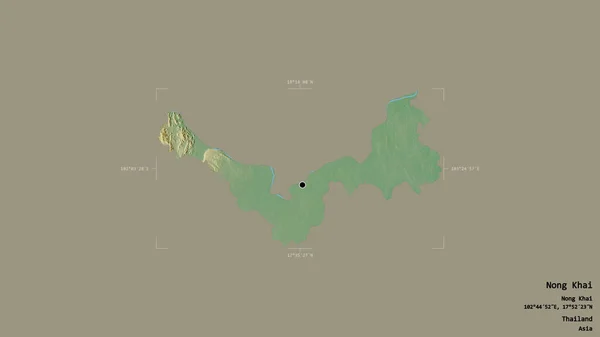 Територія Нонг Кхай Провінції Таїланд Ізольована Твердому Тлі Геотермальному Обмежувальному — стокове фото