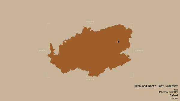Территория Бата Северо Восточного Сомерсета Унитарная Власть Англии Изолирована Твердом — стоковое фото