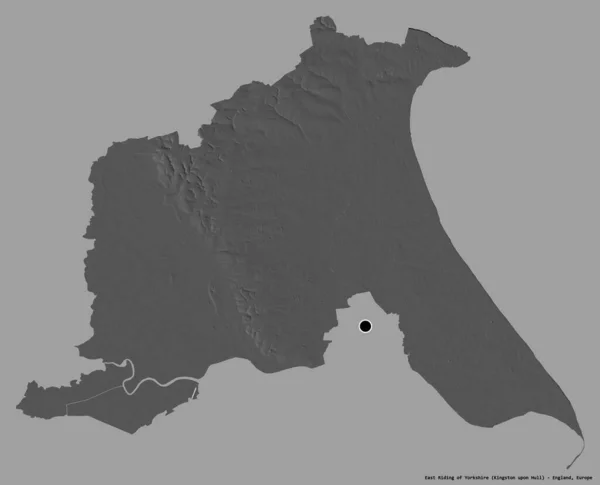 Forma East Riding Dello Yorkshire Autorità Unitaria Dell Inghilterra Con — Foto Stock