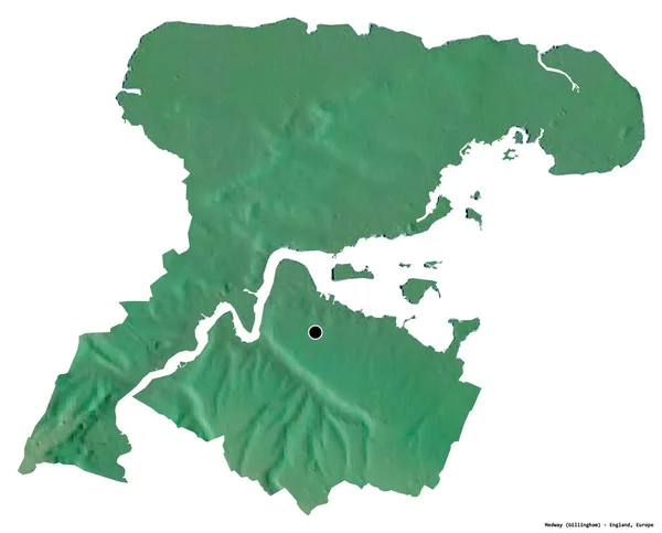 Shape Medway Die Einheitliche Autorität Englands Mit Seiner Hauptstadt Isoliert — Stockfoto