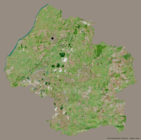 Forma Del South Gloucestershire Autorità Unitaria Dell Inghilterra Con Sua — Foto Stock