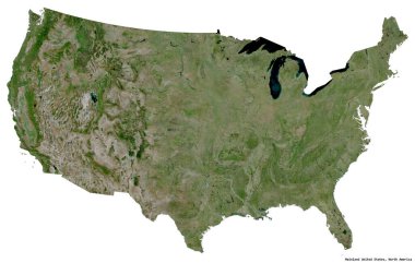 Amerika Birleşik Devletleri 'nin başkenti beyaz arka planda izole edilmiş hali. Uydu görüntüleri. 3B görüntüleme