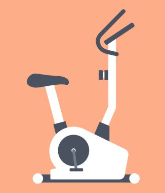 Sabit bisiklet vektör simgesi