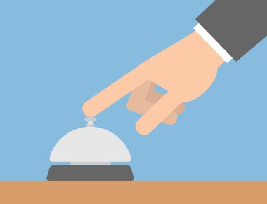 El itme veya hizmet zil simgesini basarak