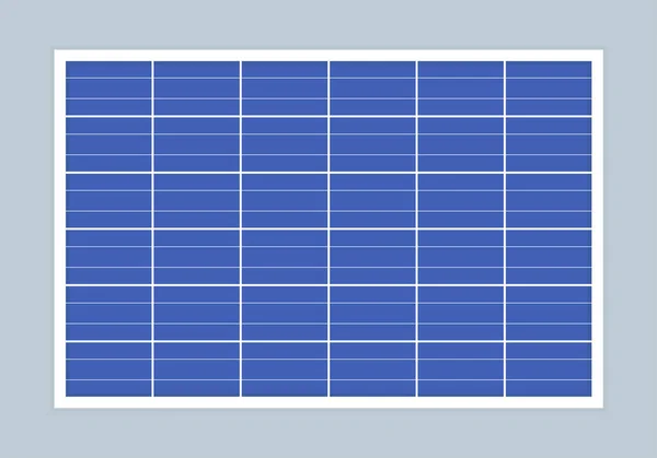 Painel Solar Módulo Vetor Ilustração — Vetor de Stock