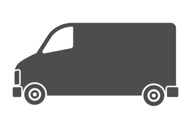 Van simge vektör çizim