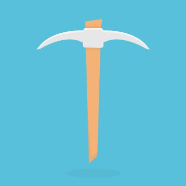 Kazma simgesi vektör illüstrasyonu