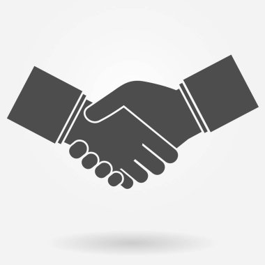 beyaz üzerinde izole el işadamlarının sallayarak görüntü kırpılmış