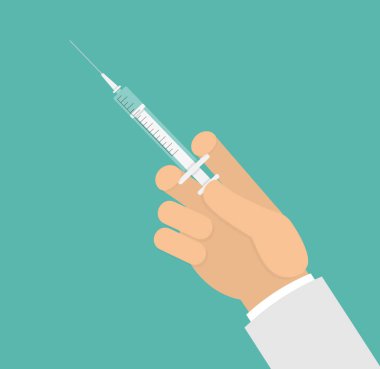 El tutan tıbbi iğne, Düz tasarım