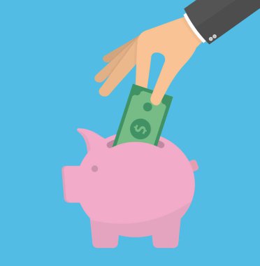 Domuzcuk bankada para koyarak adam