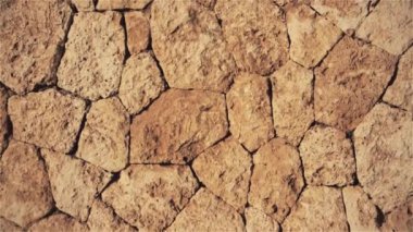 Doğal kahverengi zemin cobblestones ve taşlar